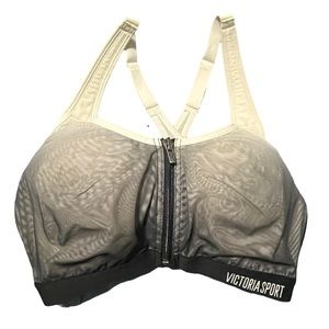 VICTORIA SPORT ZIP UP PADDED SPORTS BRA